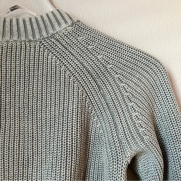 Faherty Gray Crew Neck Sweater - Picture 6 of 7
